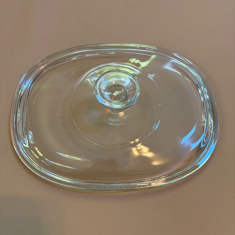 Vintage Pyrex Clear Glass Oval Casserole Lid F-12-C-A 9 Replacement